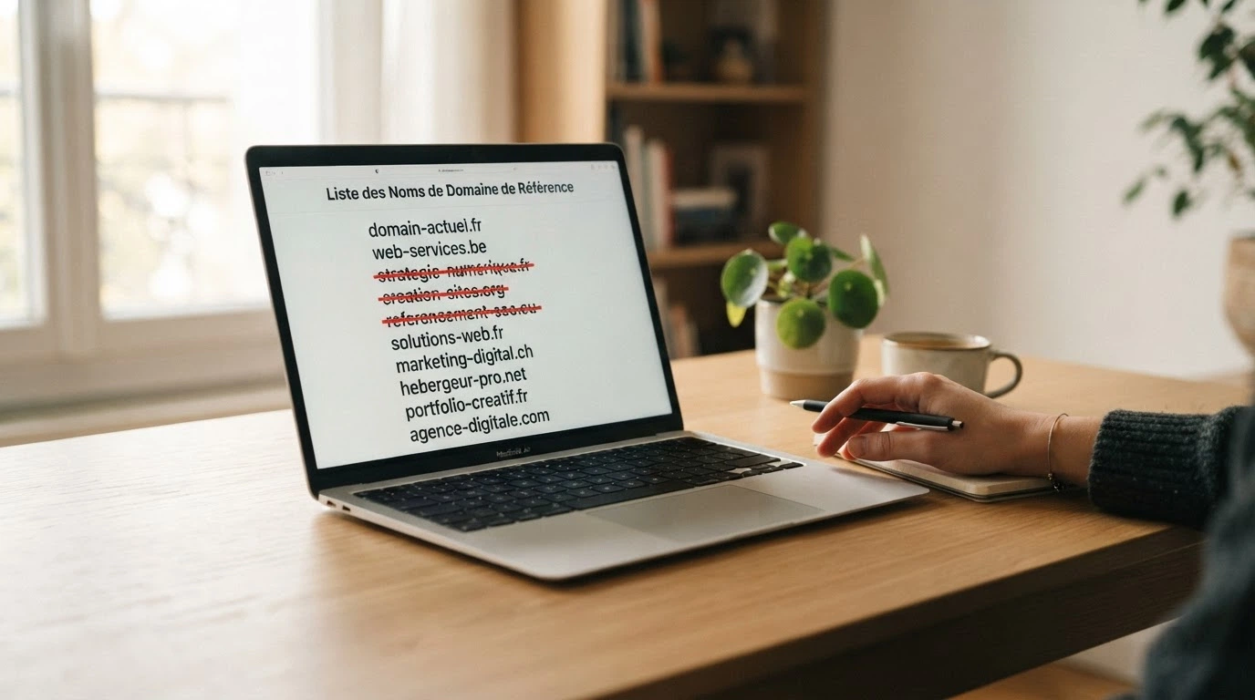 Capture d'écran de la liste des sites bloqués publiée par l'ANJ, avec des noms de sites barrés