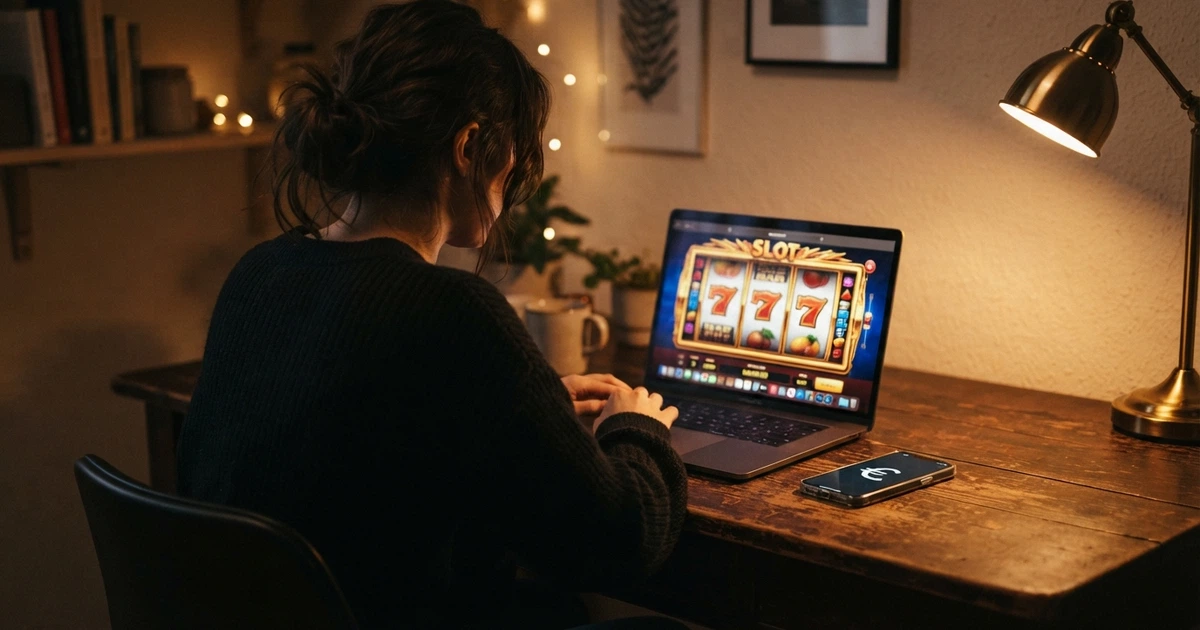 Interface d'un casino en ligne affichant une sélection de machines à sous et l'option de dépôt en Tether USDT