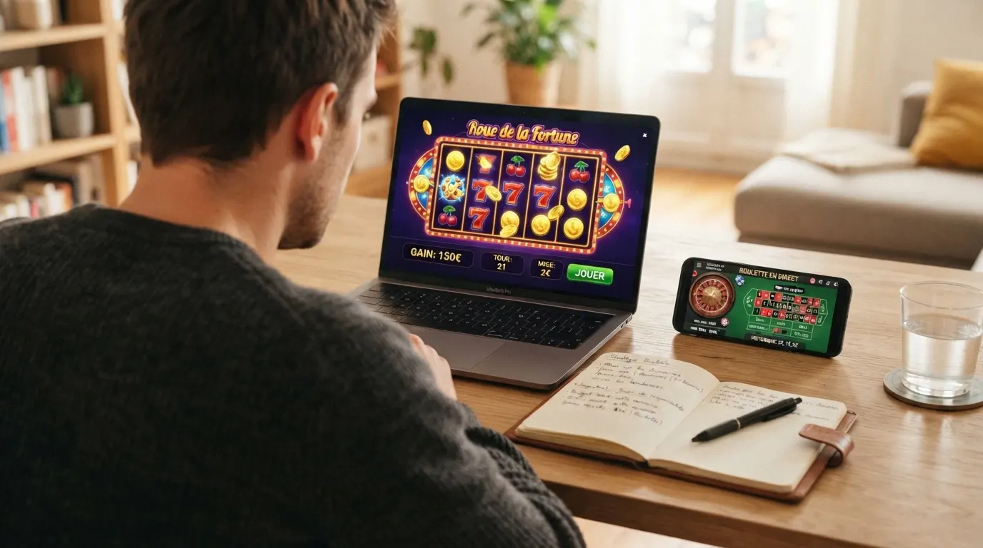 Écrans d'accueil de trois casinos en ligne acceptant Revolut, affichant leurs licences et bonus de bienvenue