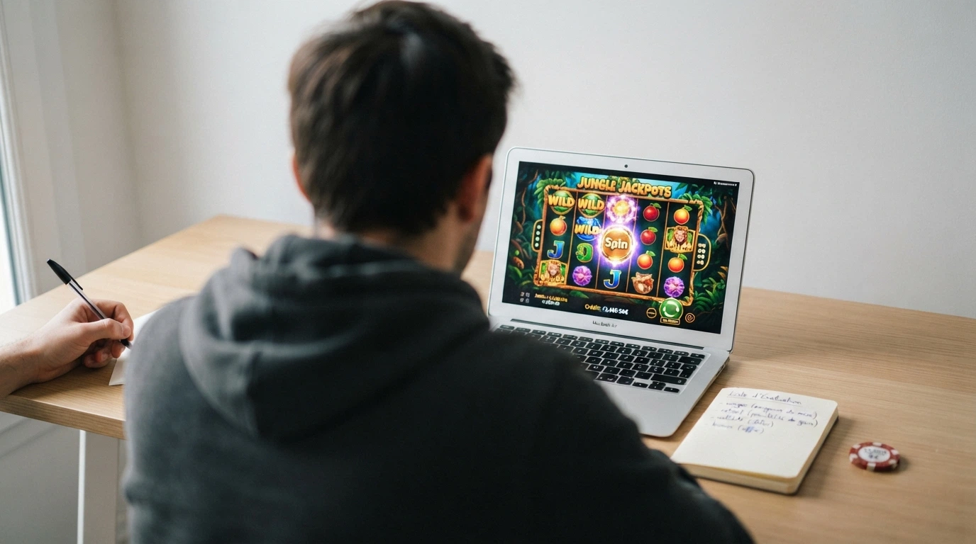 Tableau comparatif visuel de casinos avec leurs offres de free spins, statut légal et conditions