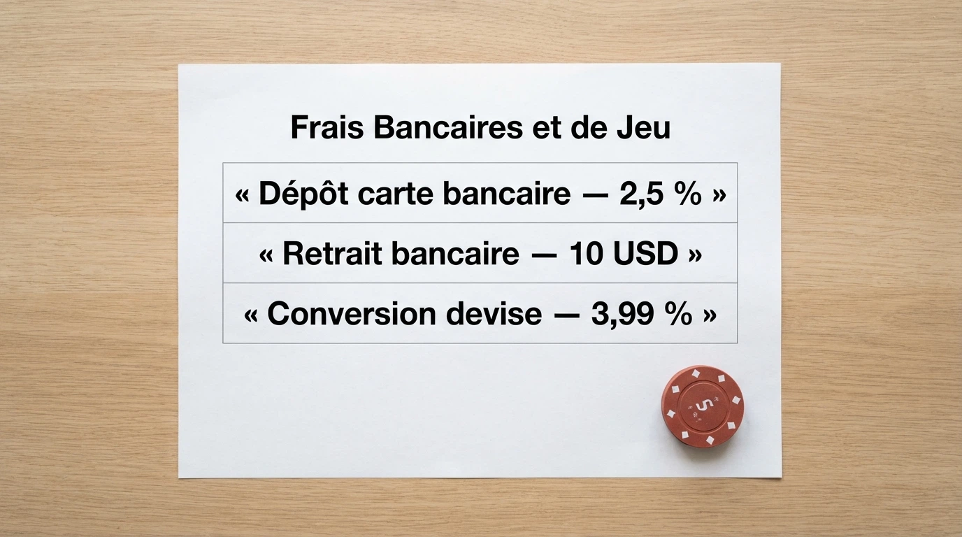 Comparaison visuelle des frais Neteller : dépôt par carte, retrait bancaire et conversion de devise sous forme de captures d'écran superposées