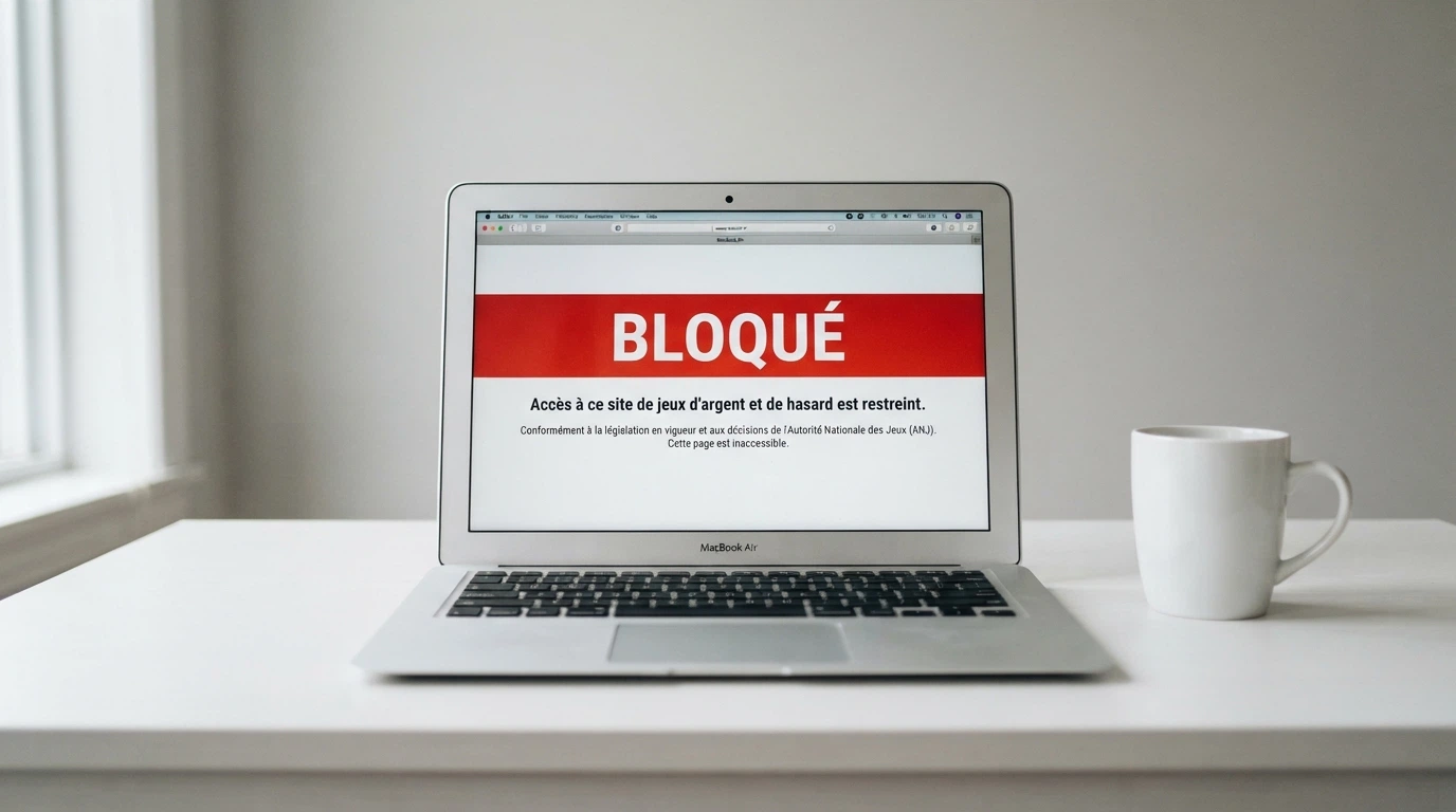 Page officielle du site de l'ANJ présentant la réglementation des jeux d'argent en ligne